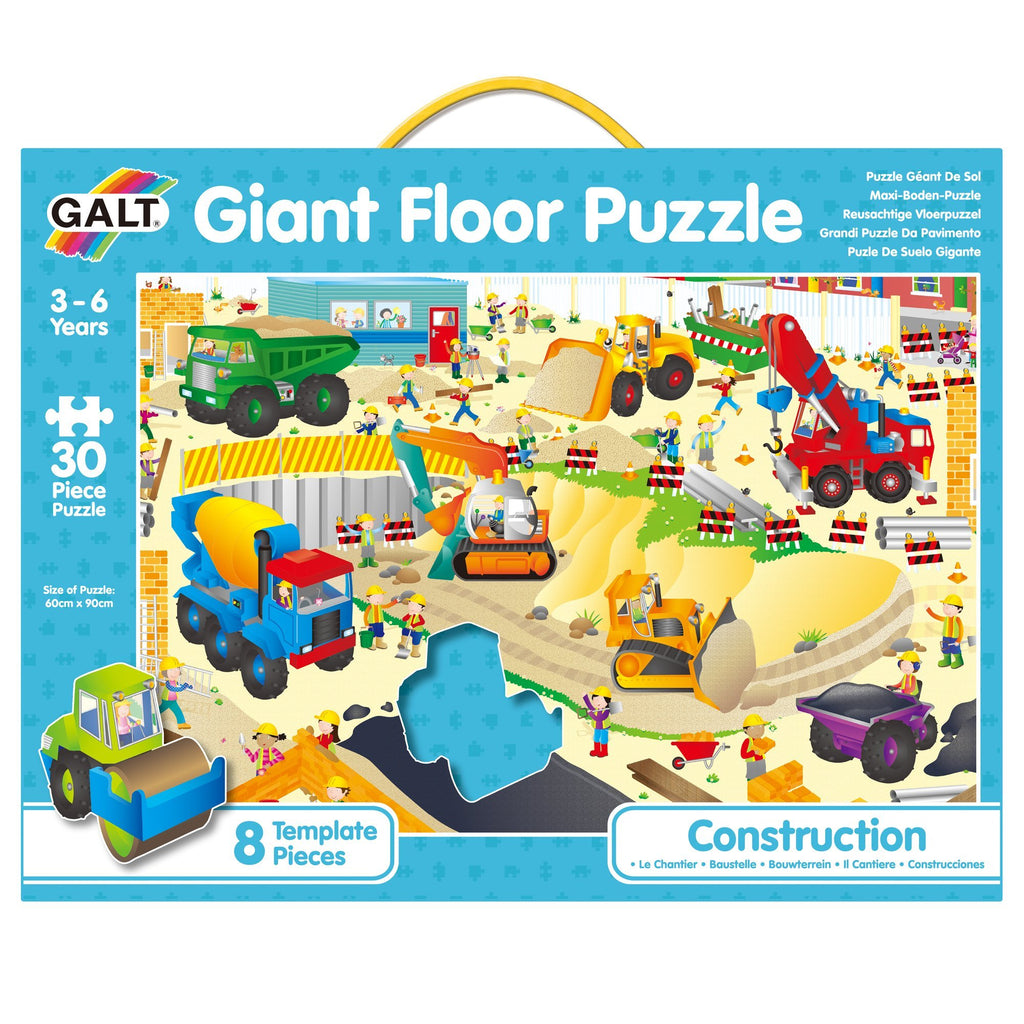 Giant Floor Puzzle - Construction Site